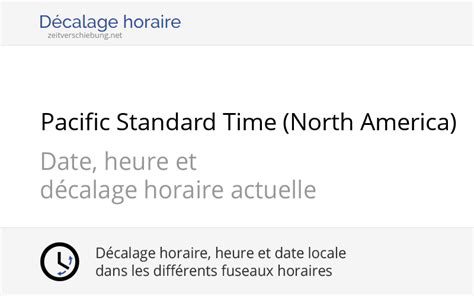 pst time now|heure pst actuelle.